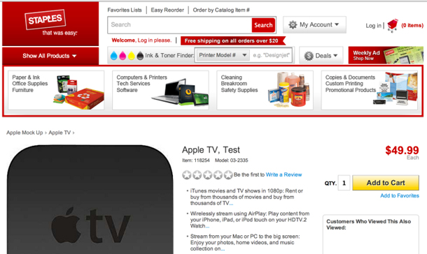 Apple products to be sold at staples soon?