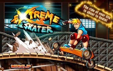 Perform fun and crazy tricks on your android phone through extreme skater