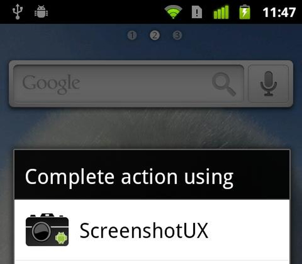 Android screenshots