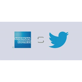 Twitter x amex in sync for social currency
