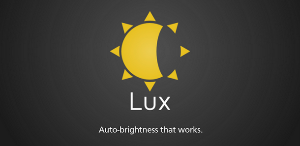 Lux app: helps save android phone battery