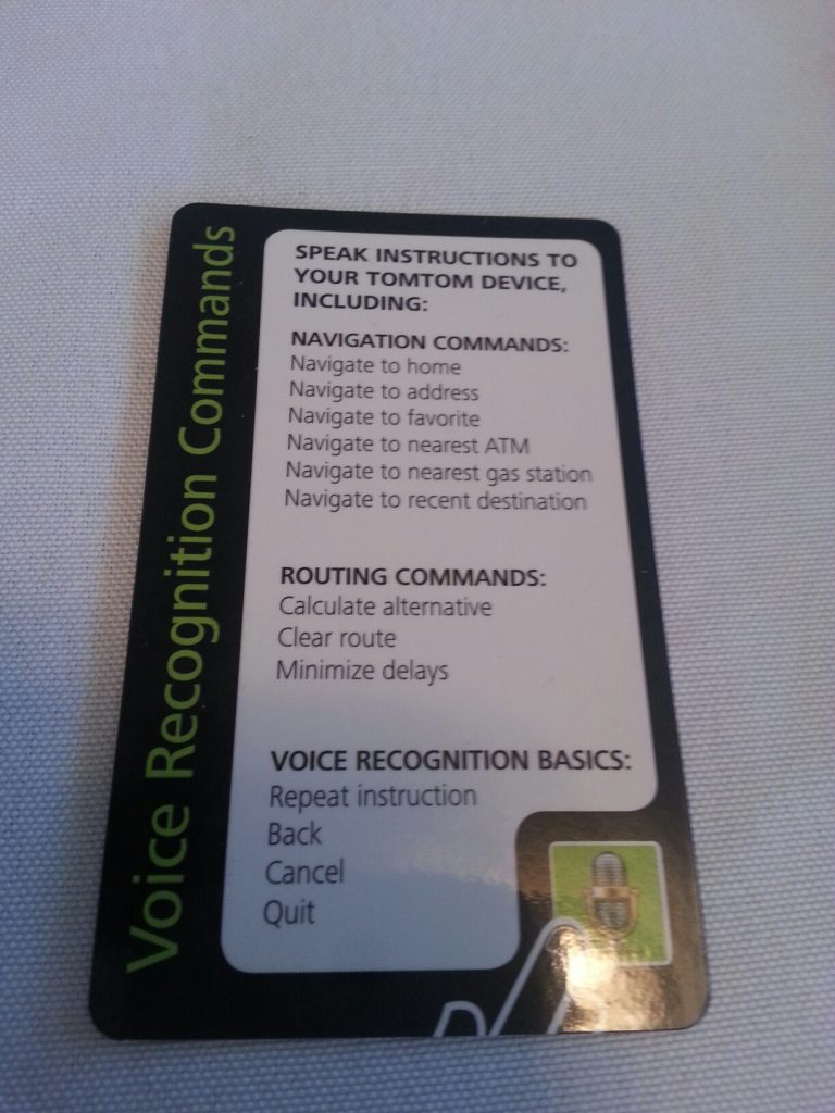 Voice recognition commands