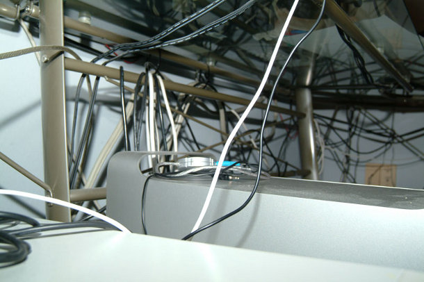 Conceal electronic wires at home