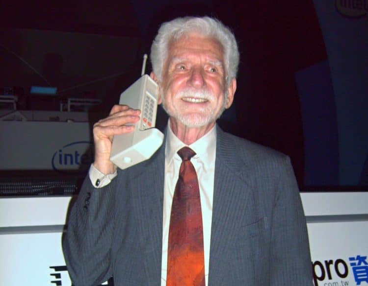First cell phone call