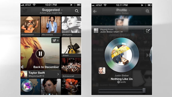 Twitter music app is now available on ios