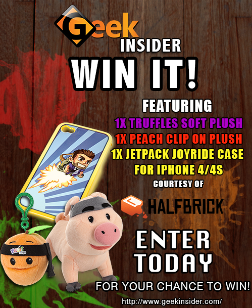 Geek insider, geekinsider, geekinsider. Com,, win it! Halfbrick prize pack, contests