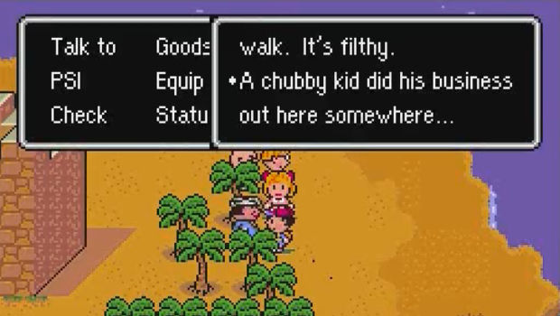 Earthbound poops