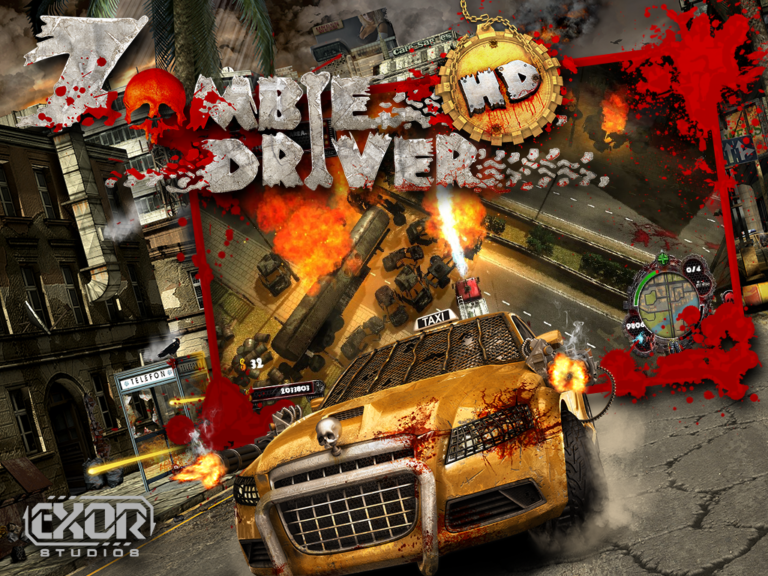 Ouya game review: zombie driver hd