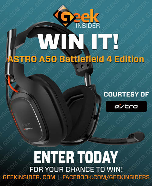 Geek insider, geekinsider, geekinsider. Com,, win it! Astro a50 battlefield 4 edition wireless headset, contests
