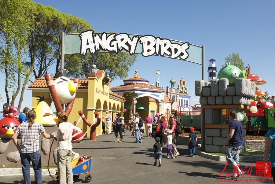 Angry birds land