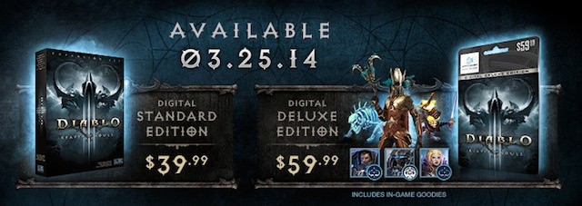 Blizzard gives diablo iii expansion an official release date and price