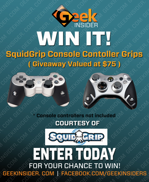 Win it! Squidgrip console controller grip giveaway