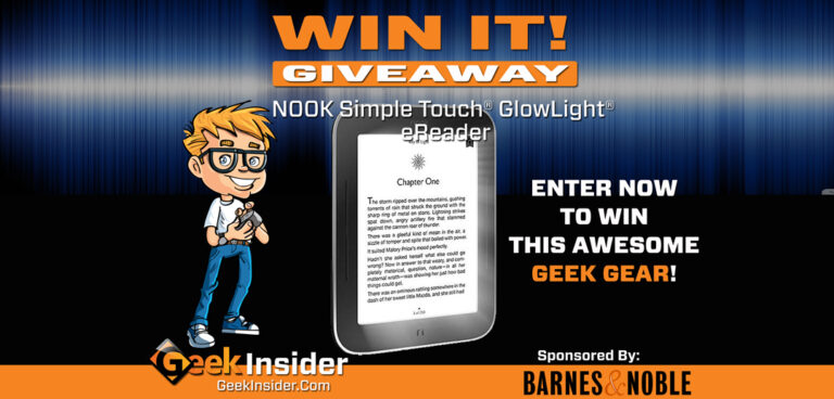 Win it! Barnes & noble nook simple touch glow light ereader giveaway