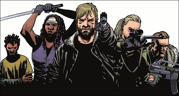 The walking dead compendiums: 18 volumes in two giant books