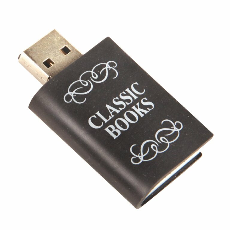 Usb digital library: over 3,000 books on the go