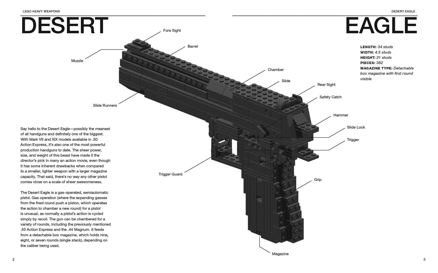 Lego gun replicas