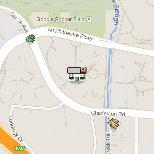 Google maps pokemon location