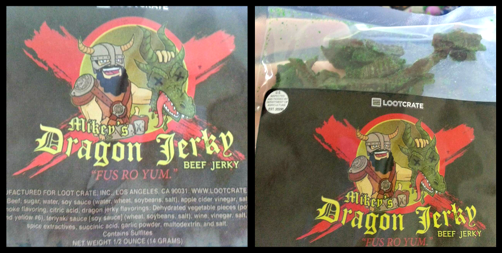 Loot crate april 2014 review dragon jerky