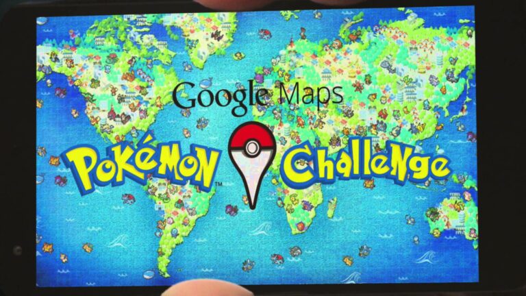 Pokemon april fools prank by the google maps team
