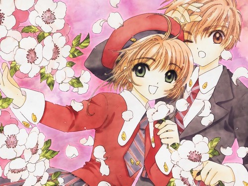 Sakura and syaoran as seen in the css manga.