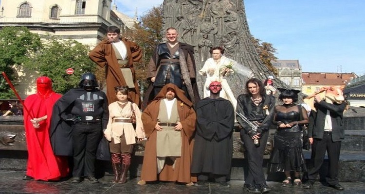 Star wars, nerd themed wedding