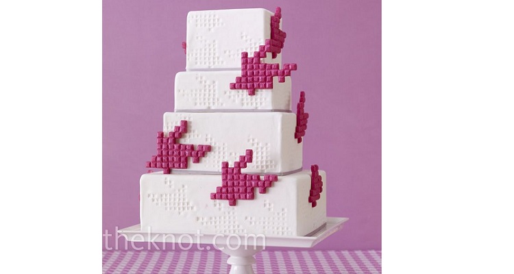 Tetris, nerd themed wedding