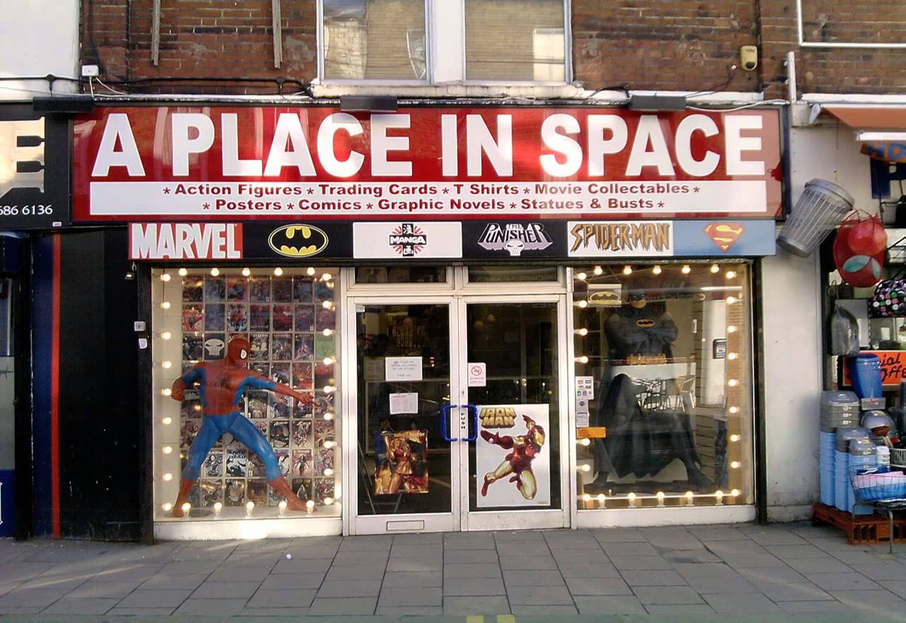 Comic book store-geeky places to visit