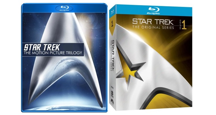 Startrek-star wars-blu-ray box set-geeky father's day gifts