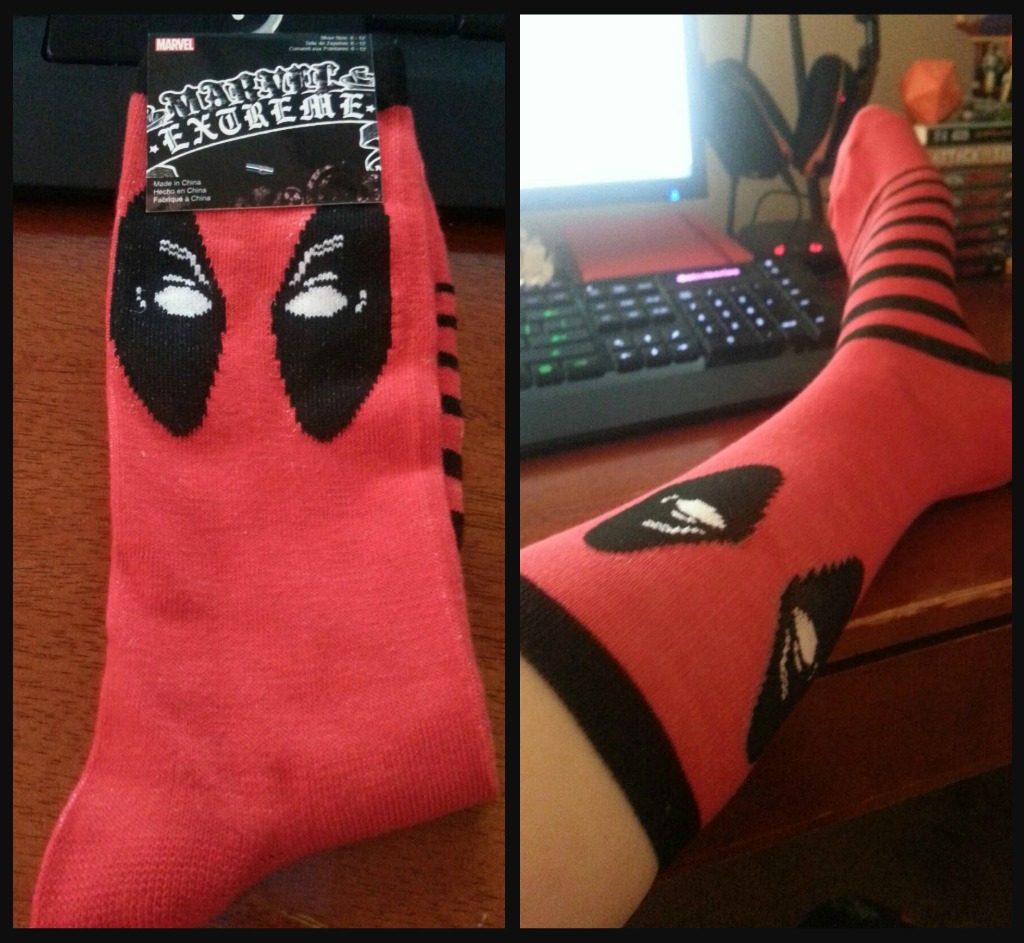 Loot crate july 2014 unboxing and review: villain theme/ deadpoolsocks