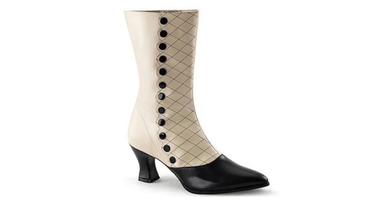 Geeky wedding party fashion, victorian boots