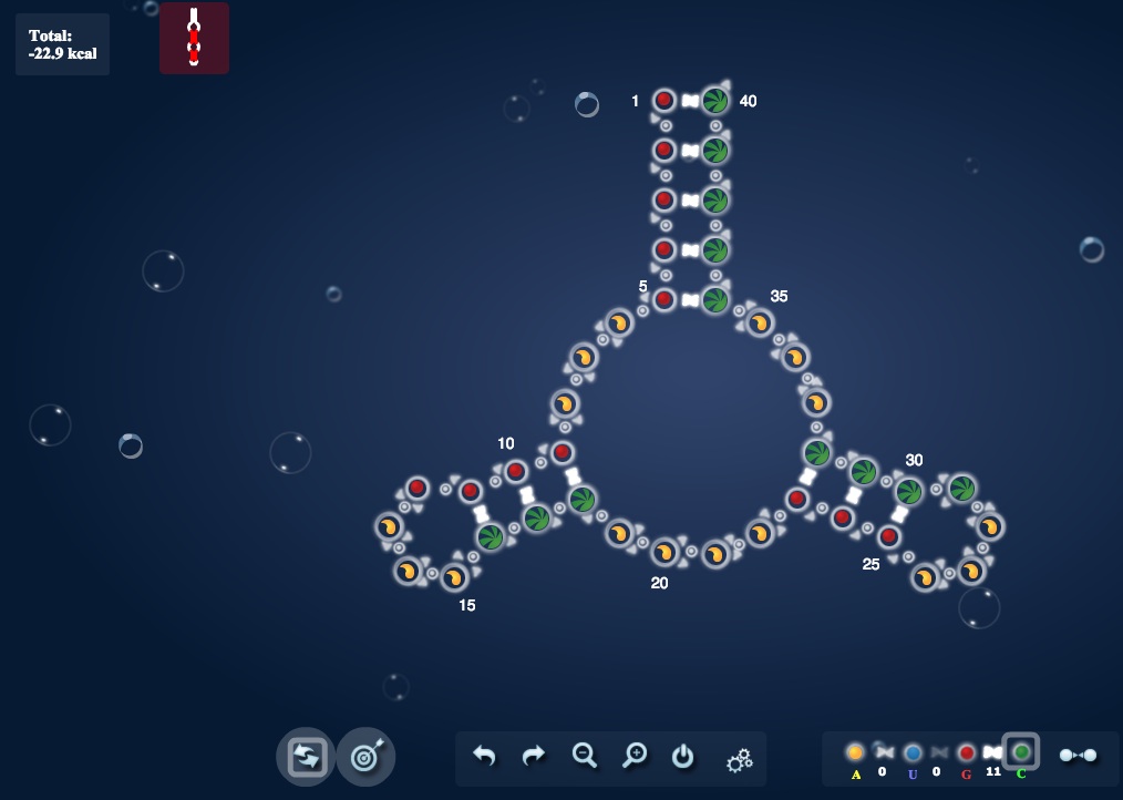 Scientific game, eterna, is designed to help scientists learn