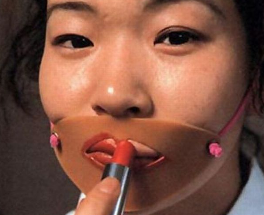 Ridiculous inventions: lipstick stencil