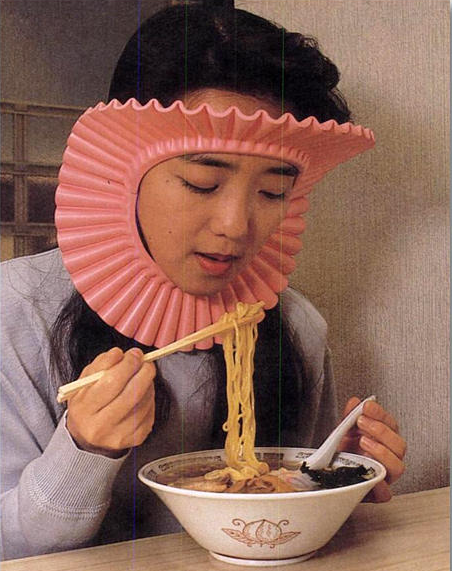 Ridiculous inventions: noodle eater