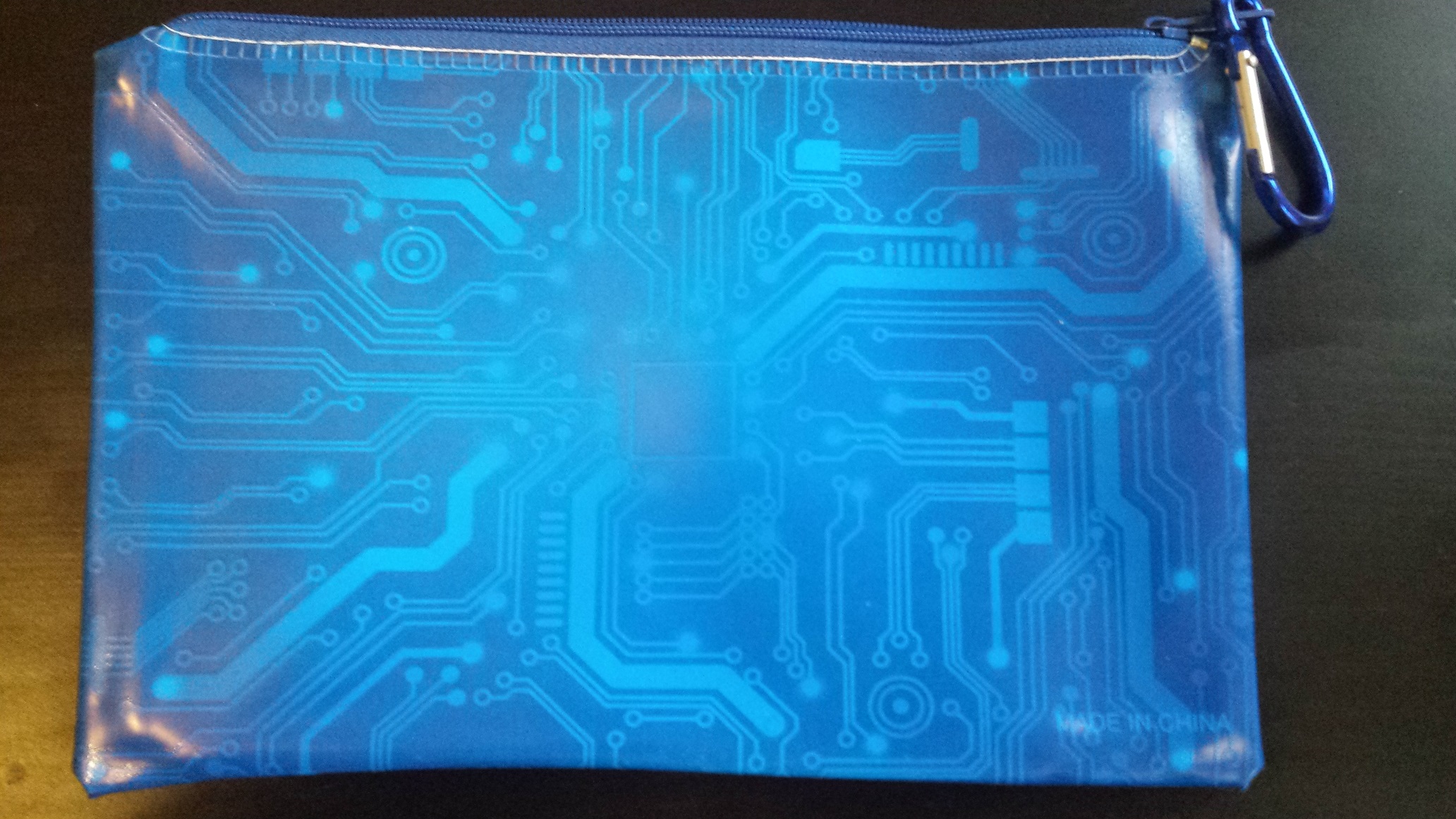 Cyber themed loot crate: glow in the dark pouch