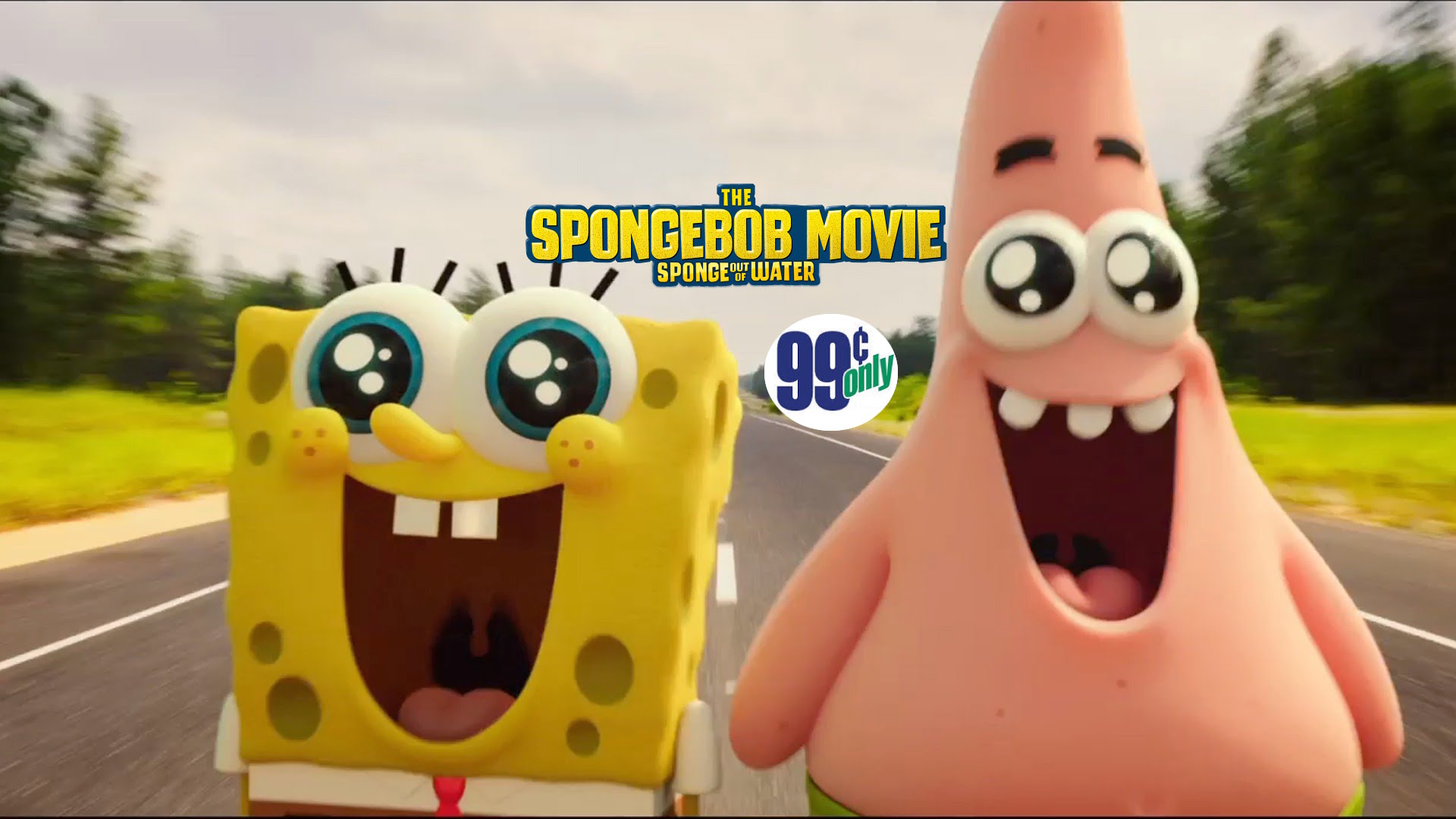 $0. 99 rental of the week itunes, the spongebob movie: sponge out of water
