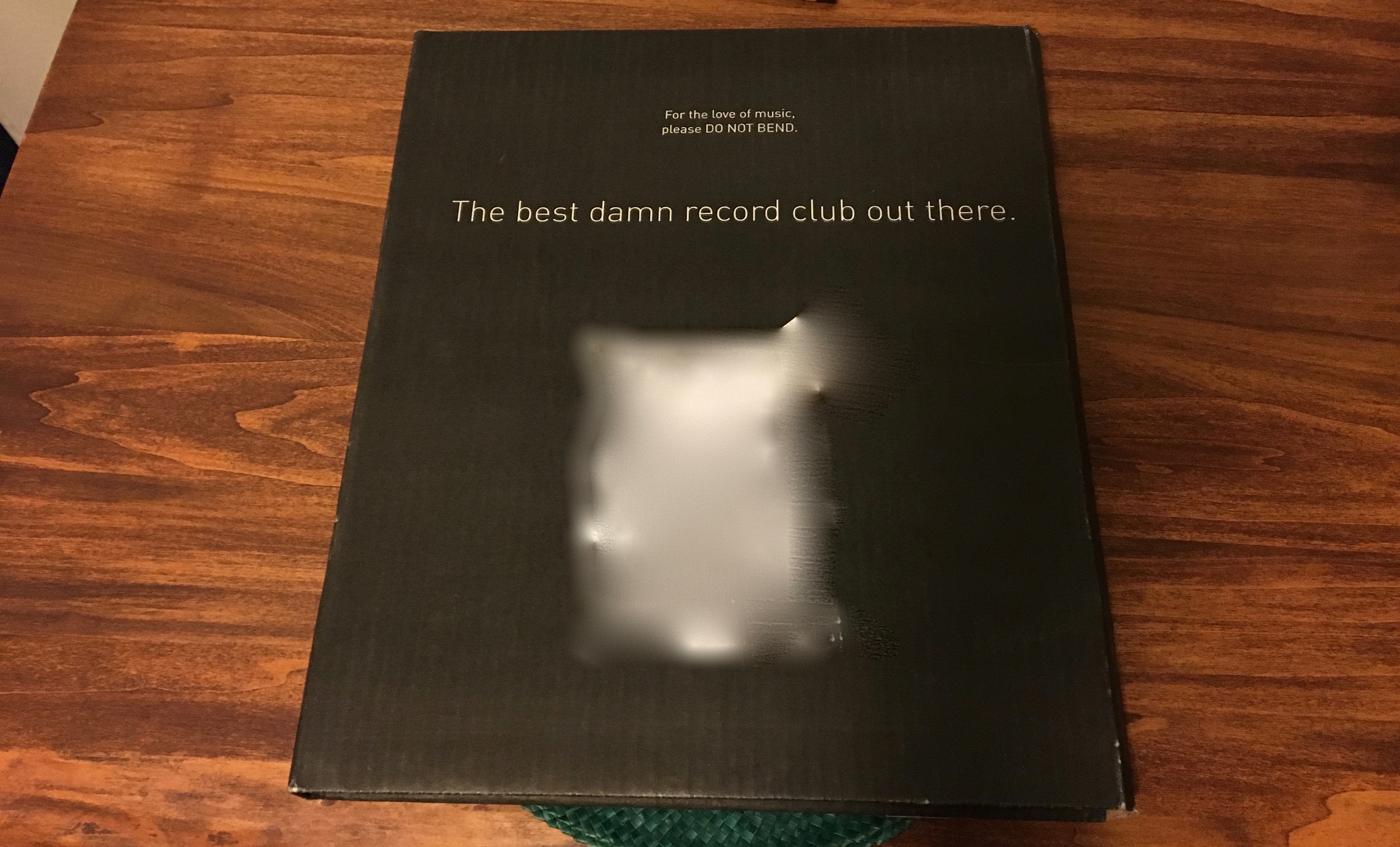 The best damn record club out there, vinyl me, please, blessed feathers, subscription unboxing