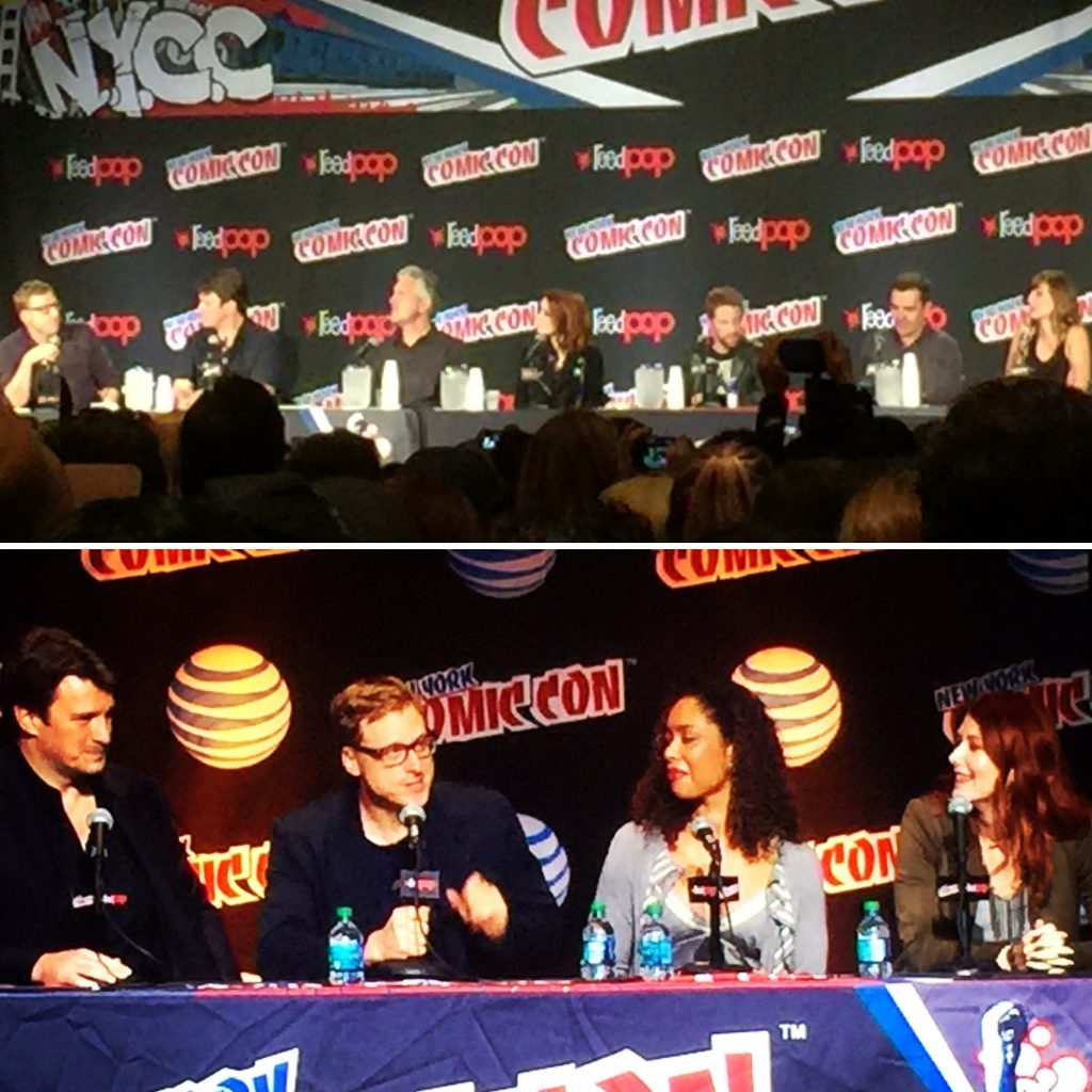 'con man' and 'firefly' casts at nycc 2015