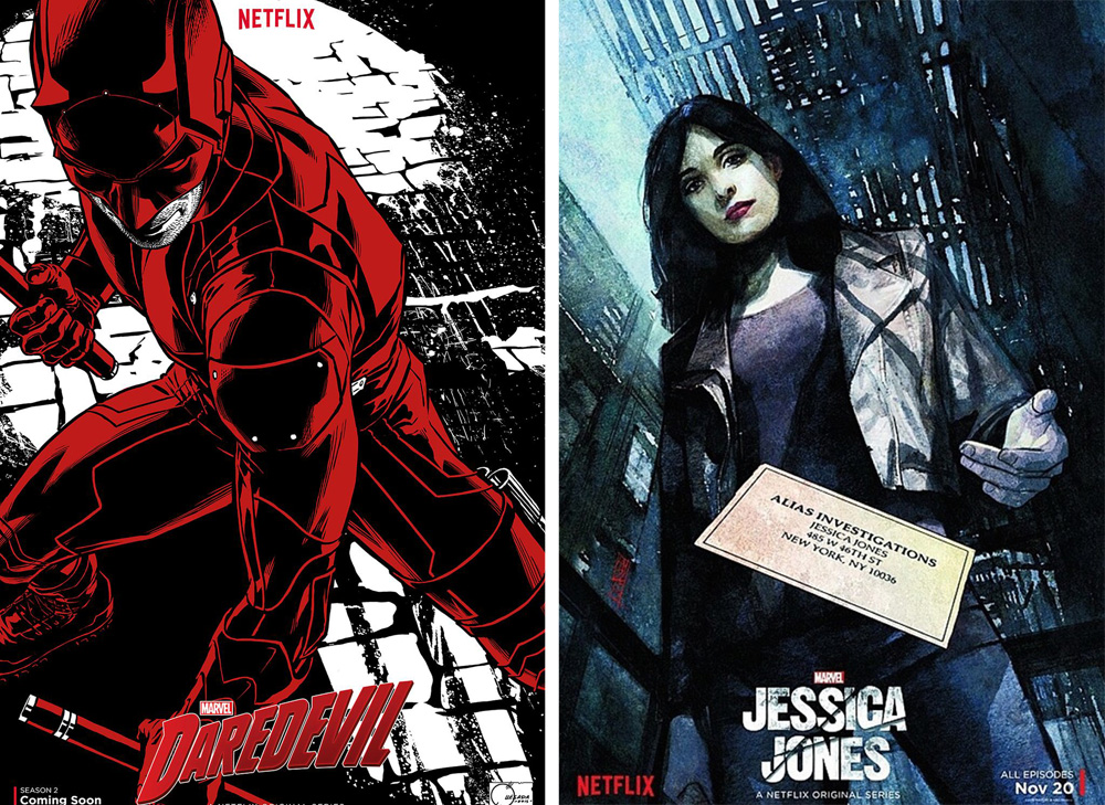 ‘daredevil’ and ‘jessica jones’ at nycc: fans get first on screen look at elektra, the punisher and luke cage