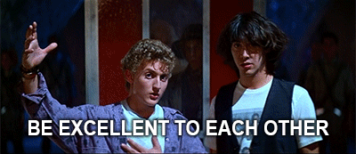 Giphy, party on dudes, bill and ted, loot crate