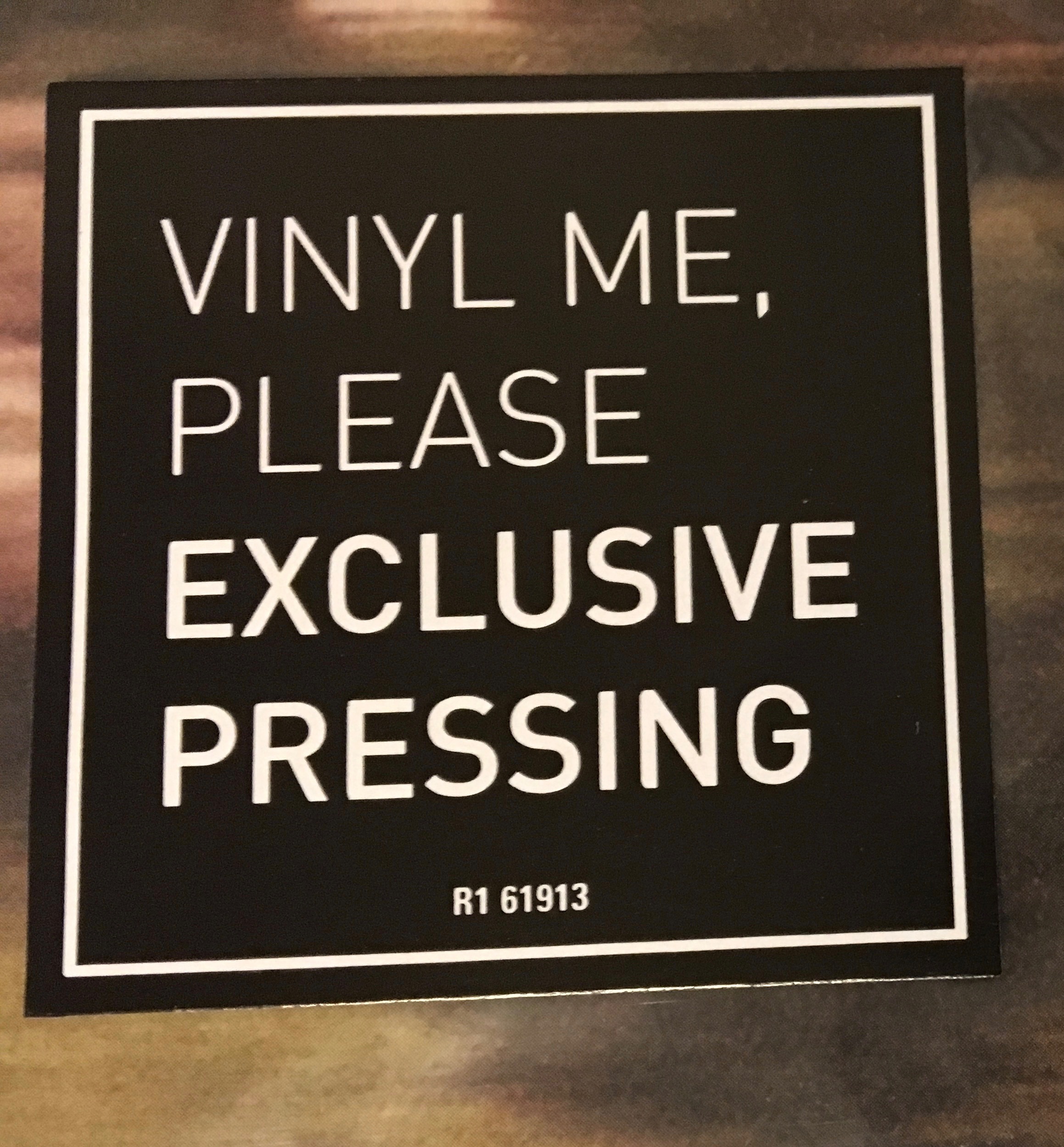Vinyl me please, exclusive pressing