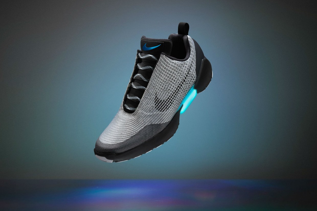 Hyper adapt 1. 0, nike, self-lacing shoes, back to the future