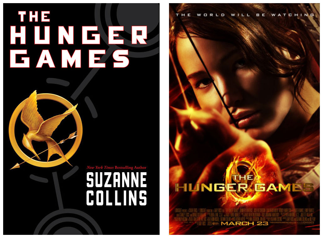Book vs film, movie version ending, hunger games, twilight