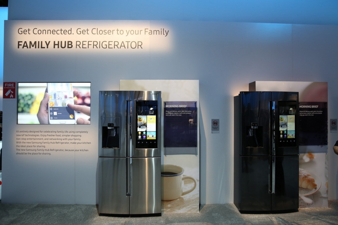 Smart home, family hub refrigerator, samsung, smart refrigerator