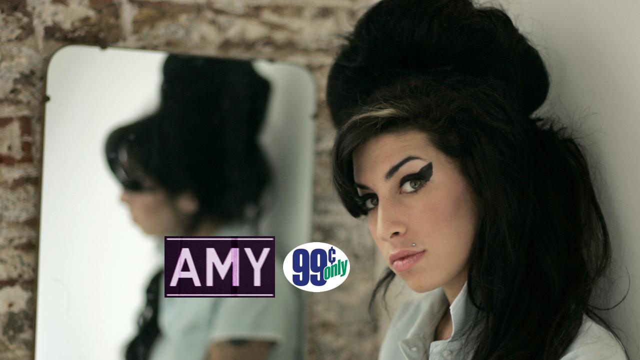 $0. 99 movie of the week, amy, amy winehouse, itunes $0. 99 rental