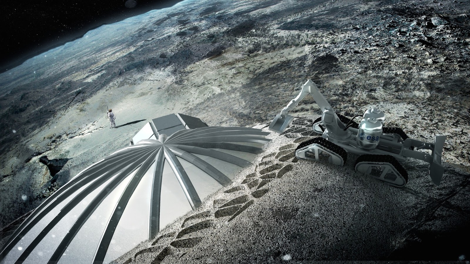 ‘moon village’ plans announced by european space agency