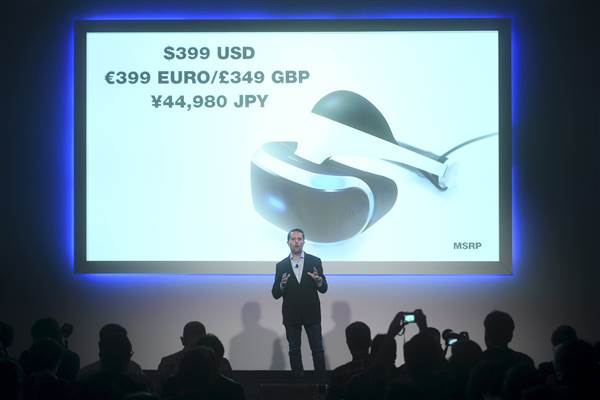 Playstation vr pricing announced: $399