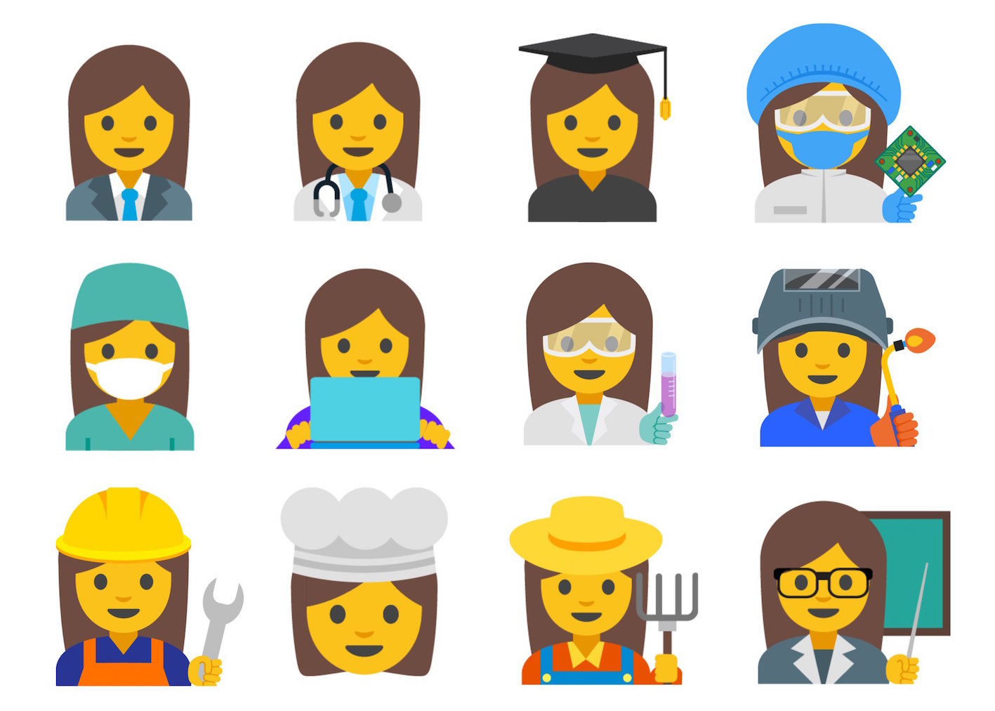 Google and facebook bring gender equality to emojis