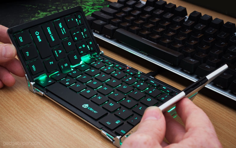 Iclever 3 color backlight bluetooth keyboard