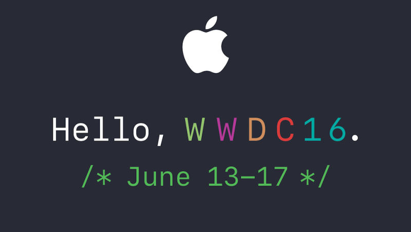 What did apple announce at wwdc 2016?