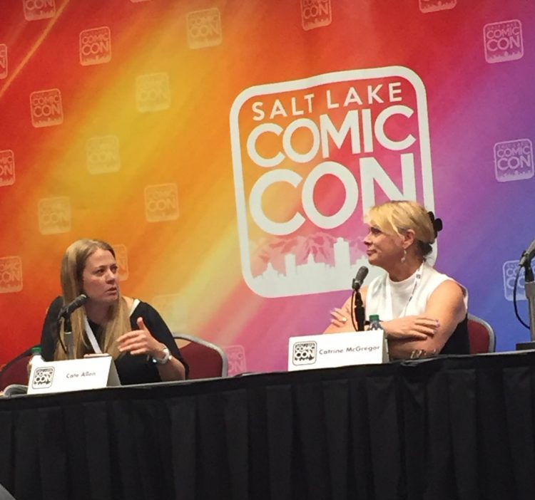 Salt lake comic con 2016, panel with catrine mcgregor
